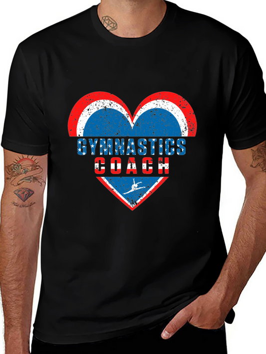 Gymnastics Coach Heart T-Shirt