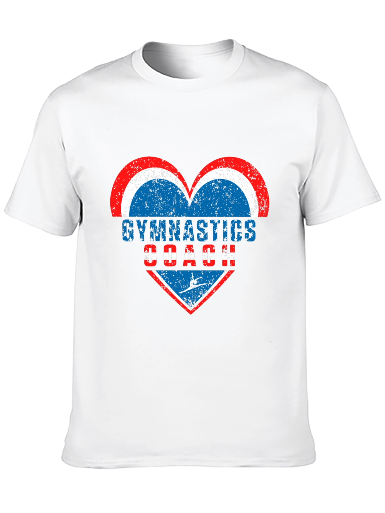 Gymnastics Coach Heart T-Shirt