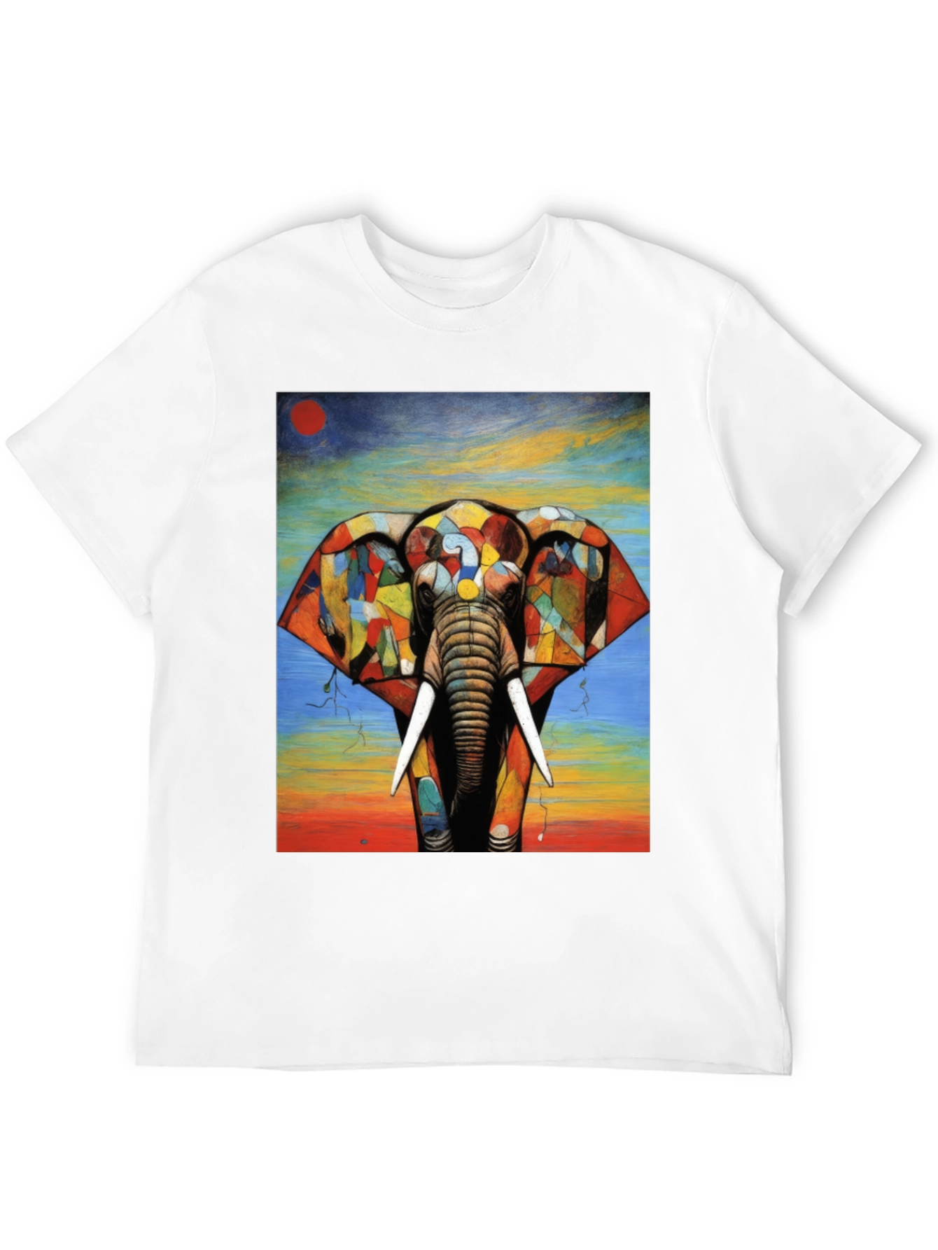 Abstract Elephant Graphic Tee
