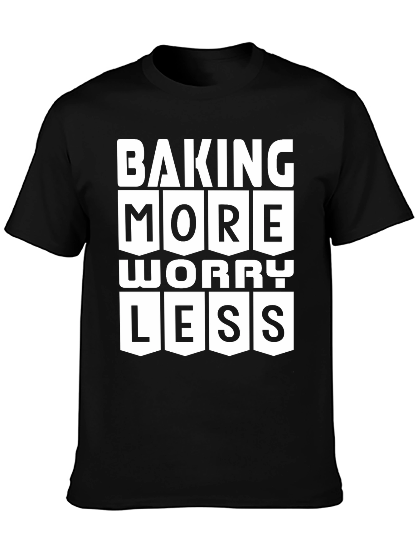 Baking More Worry Less Graphic Tee