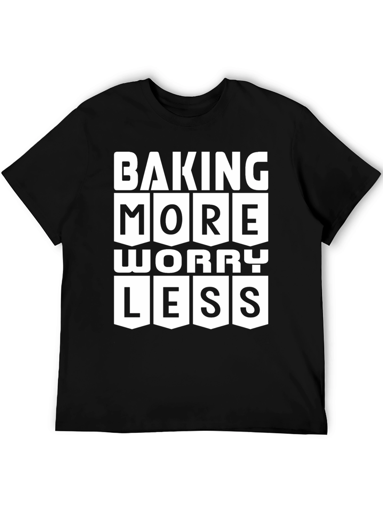 Baking More Worry Less Graphic Tee