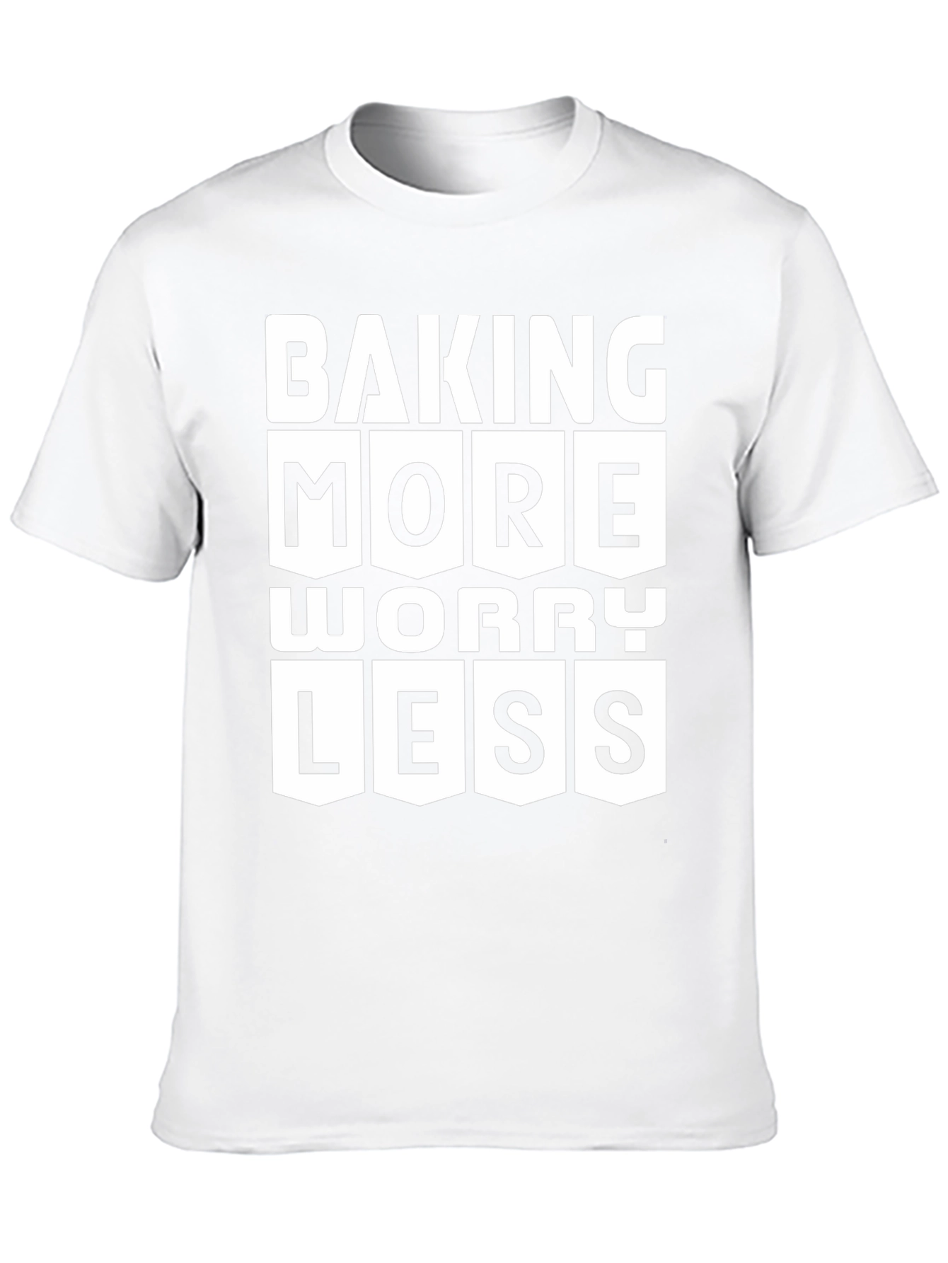 Baking More Worry Less Graphic Tee