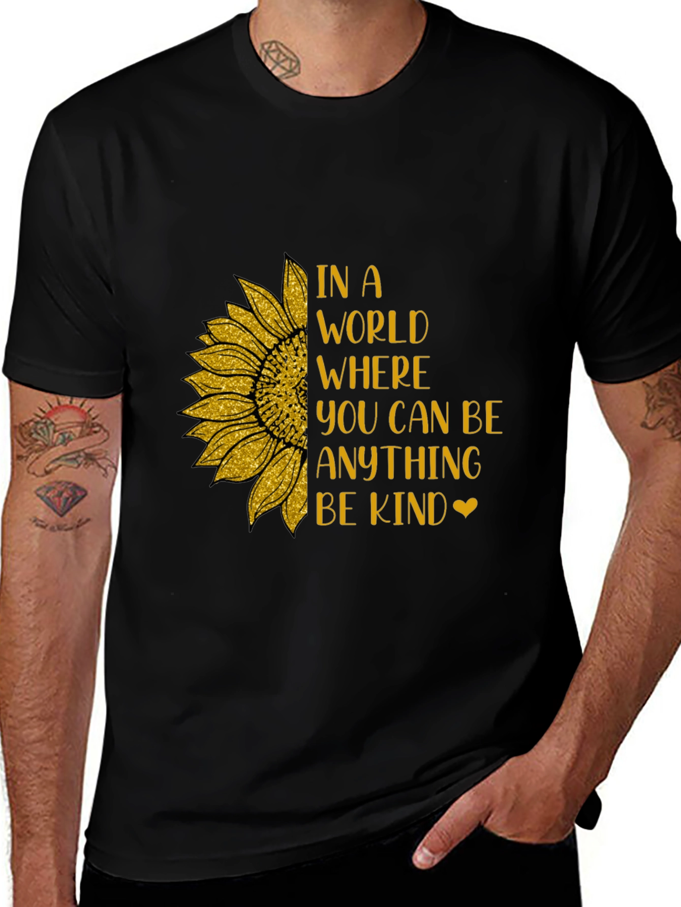 Kindness Sunflower Graphic Tee