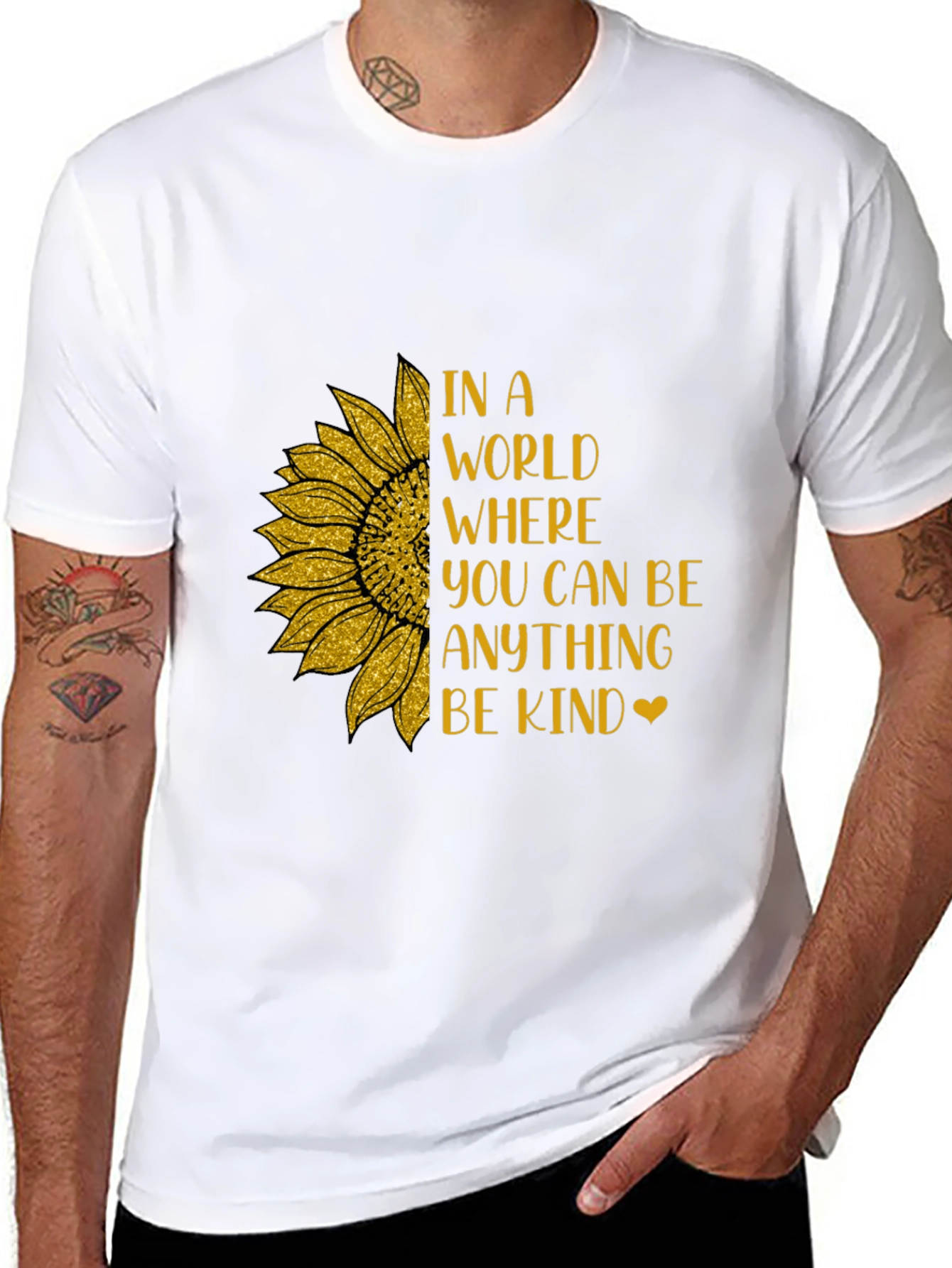Kindness Sunflower Graphic Tee