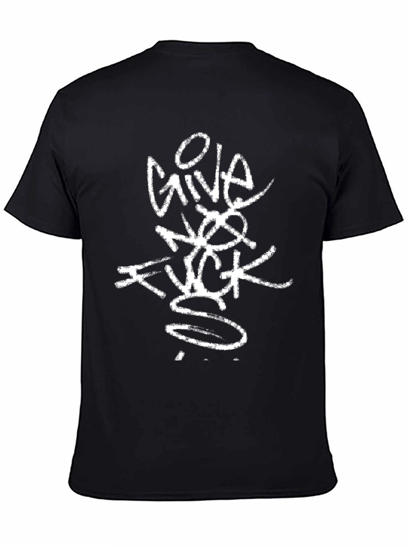 Give No F***s Graphic Tee - Black