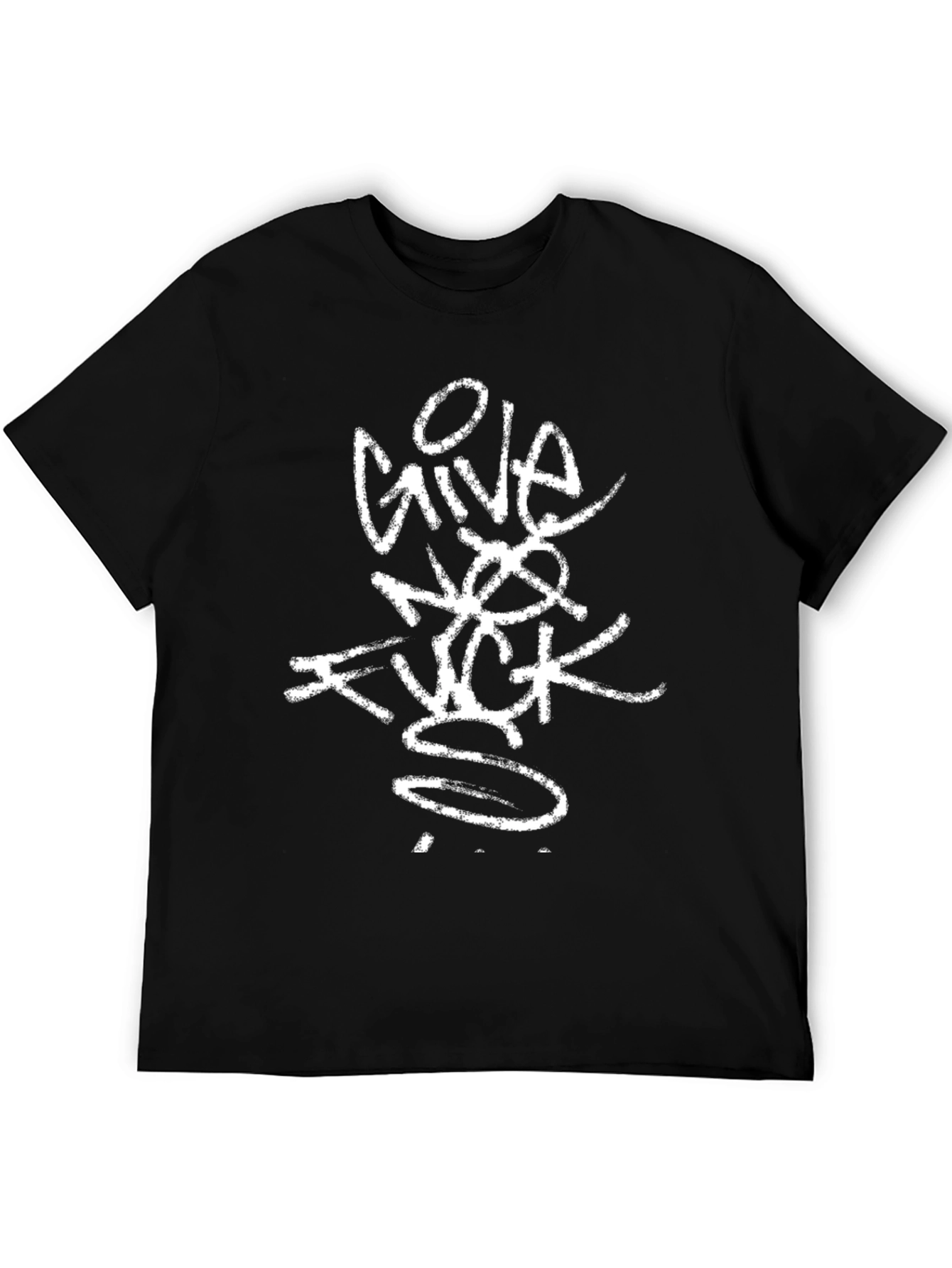 Give No F***s Graphic Tee - Black