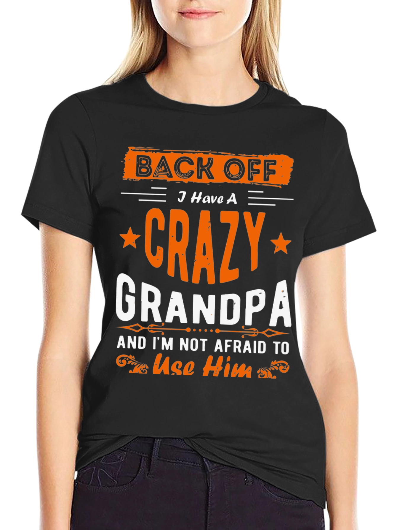 Crazy Grandpa Graphic Tee - Novelty Statement T-Shirt