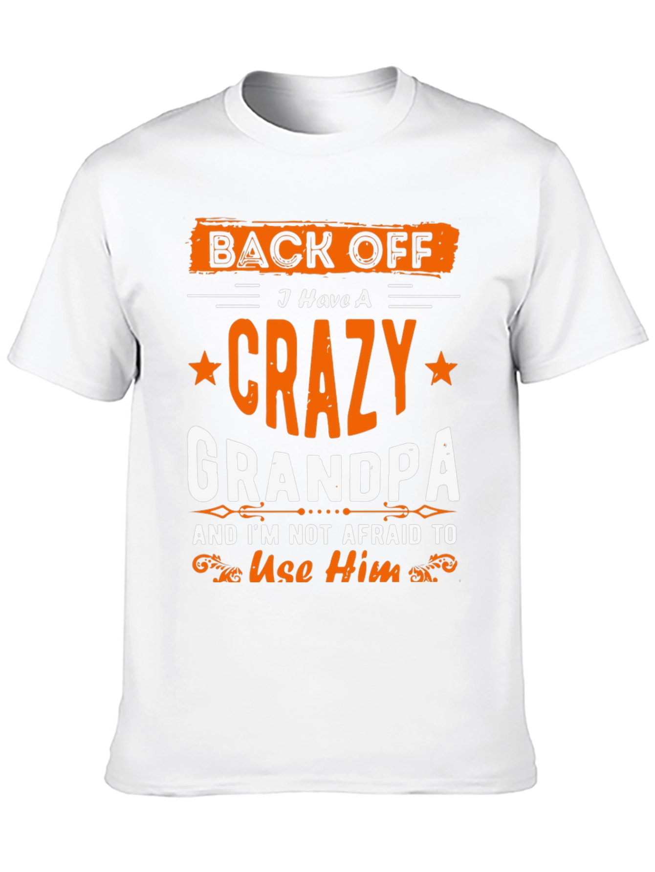 Crazy Grandpa Graphic Tee - Novelty Statement T-Shirt