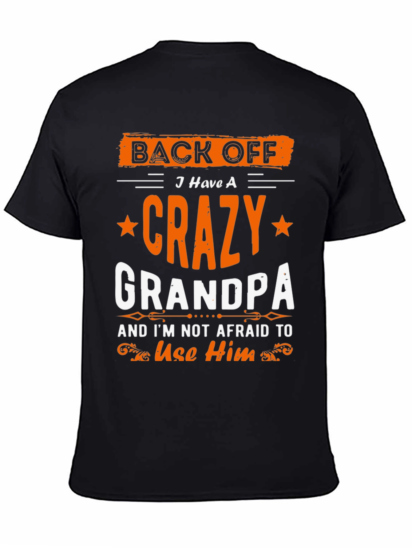 Crazy Grandpa Graphic Tee - Novelty Statement T-Shirt