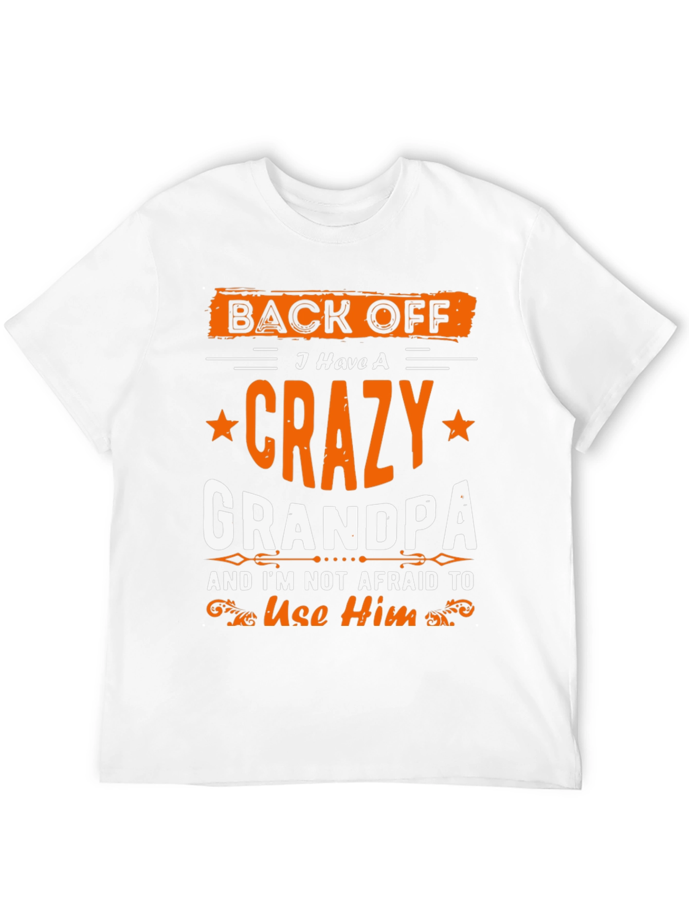 Crazy Grandpa Graphic Tee - Novelty Statement T-Shirt