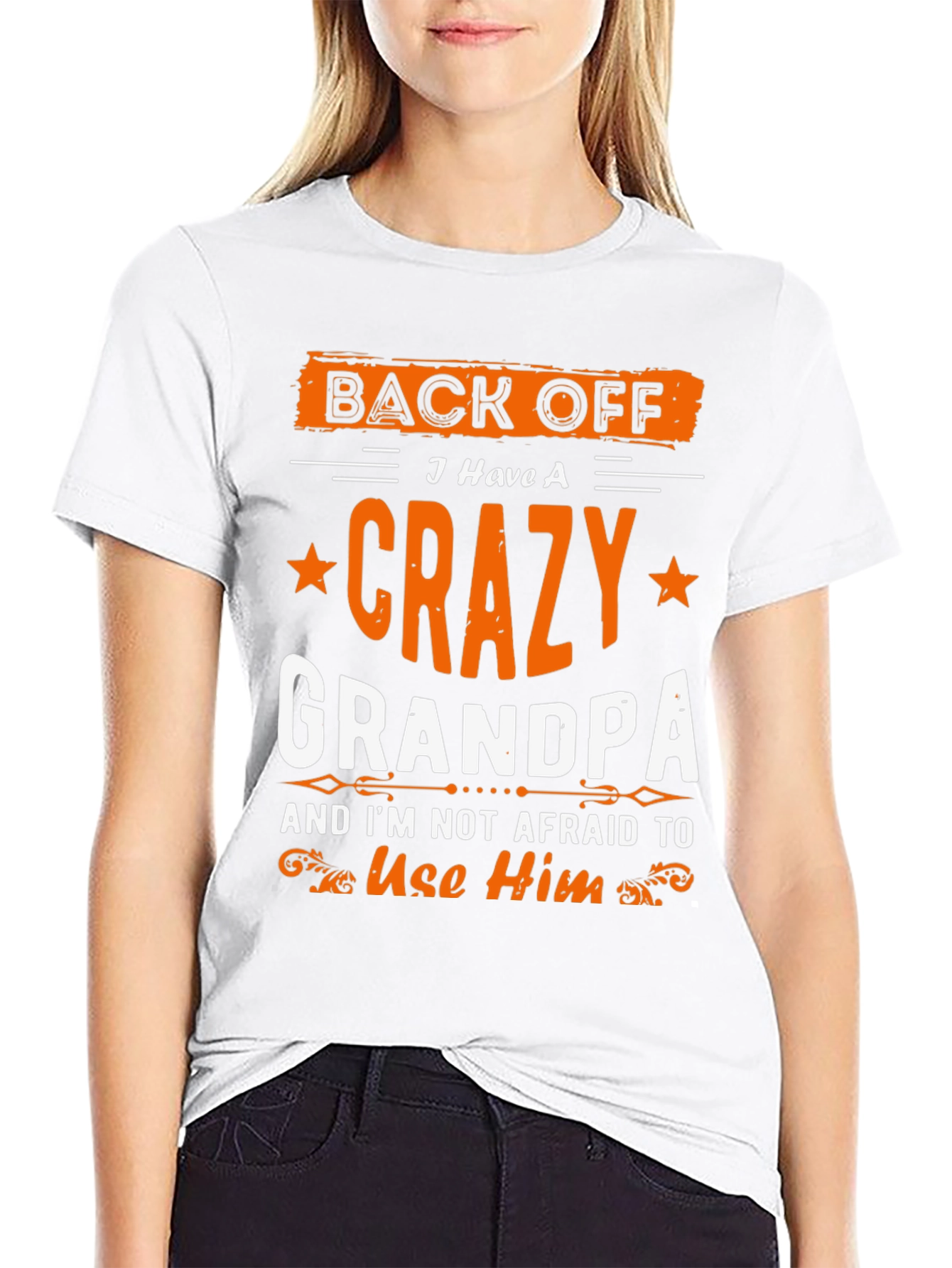 Crazy Grandpa Graphic Tee - Novelty Statement T-Shirt