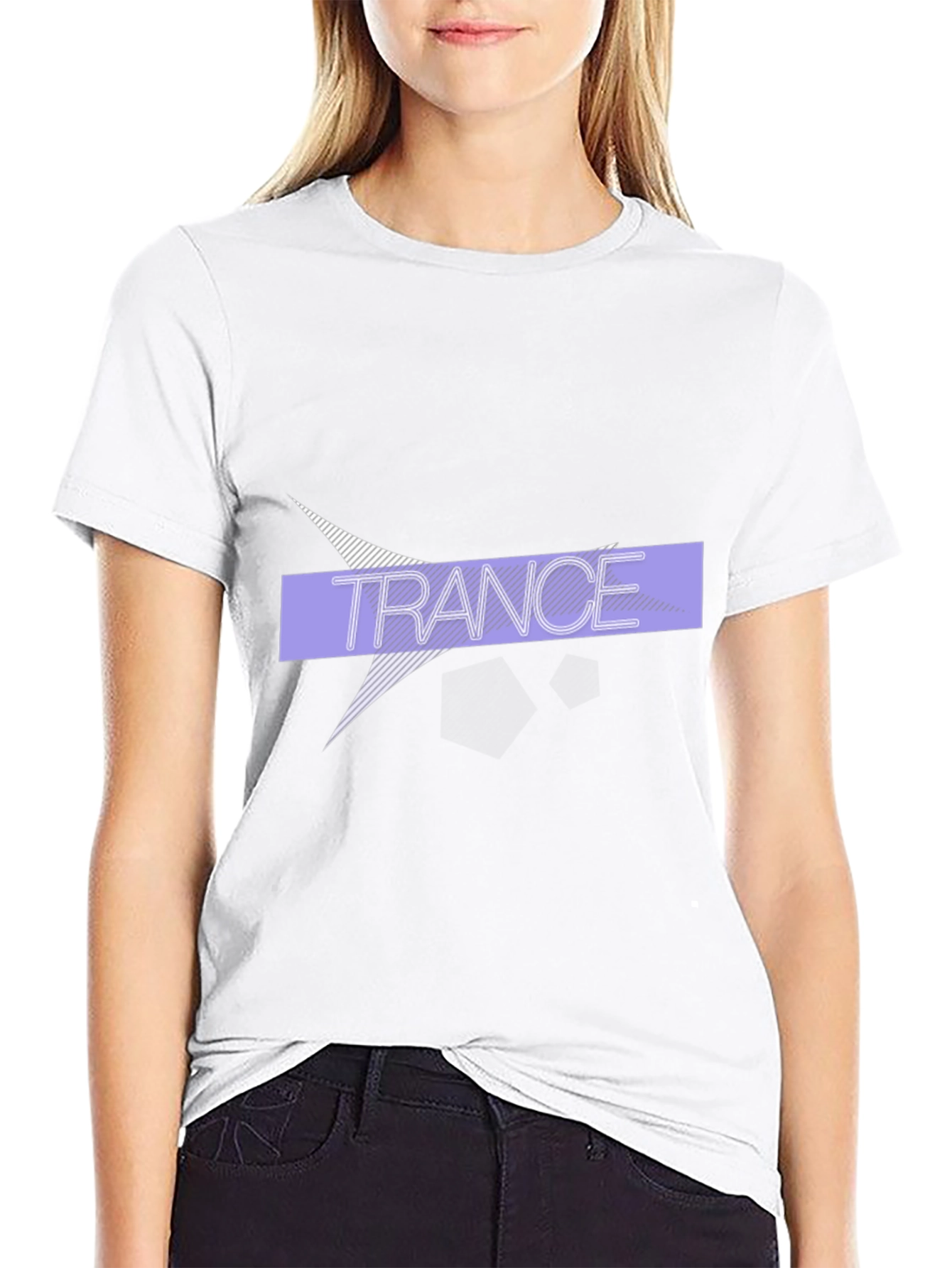 Trance Graphic Print Black T-Shirt