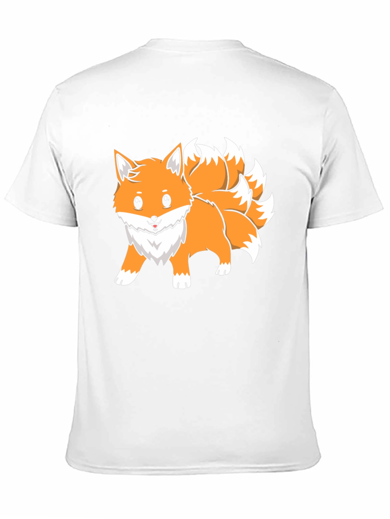 Nine-Tailed Fox Graphic Tee - Anime Style