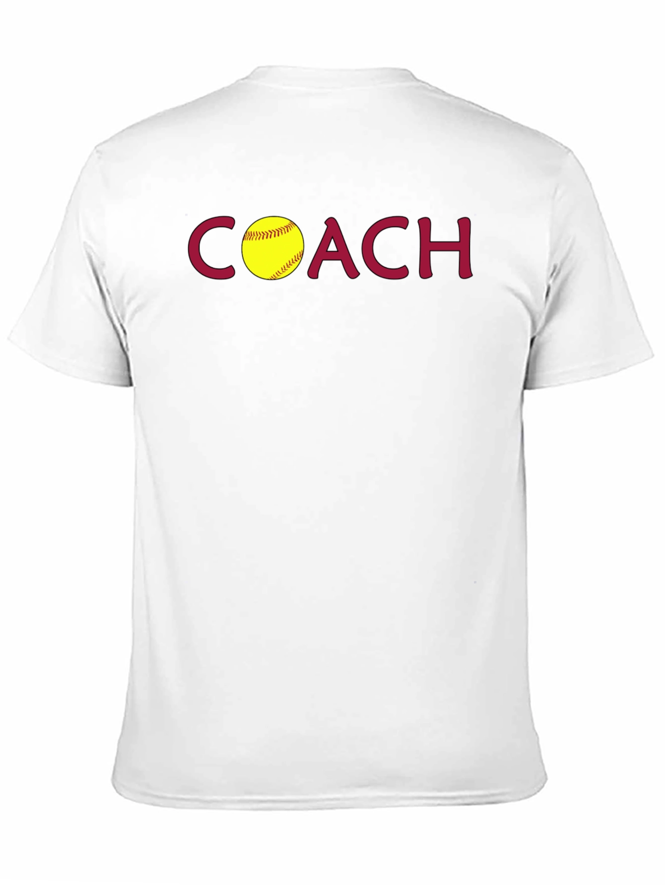 Softball Coach T-Shirt - Sporty Design