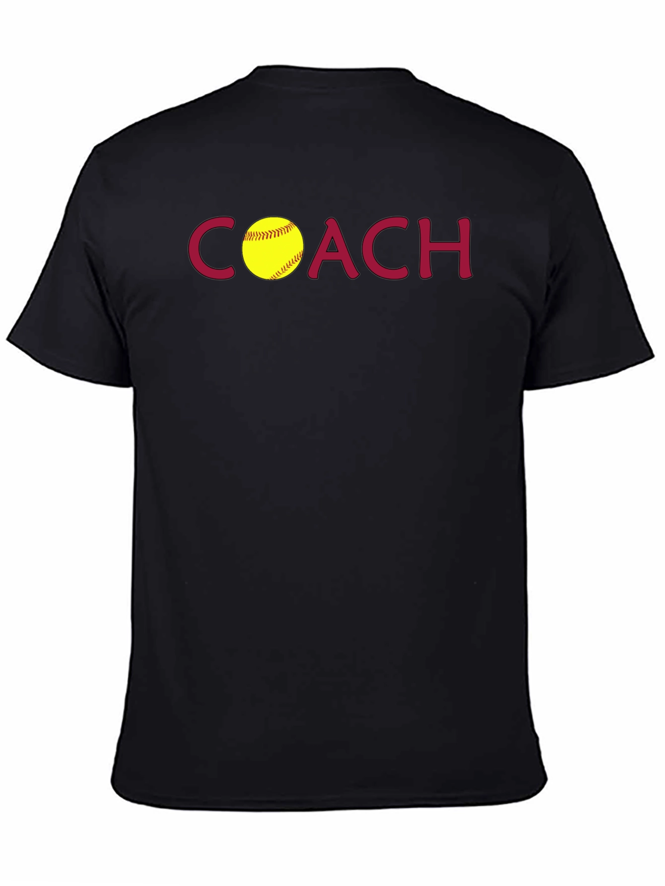 Softball Coach T-Shirt - Sporty Design