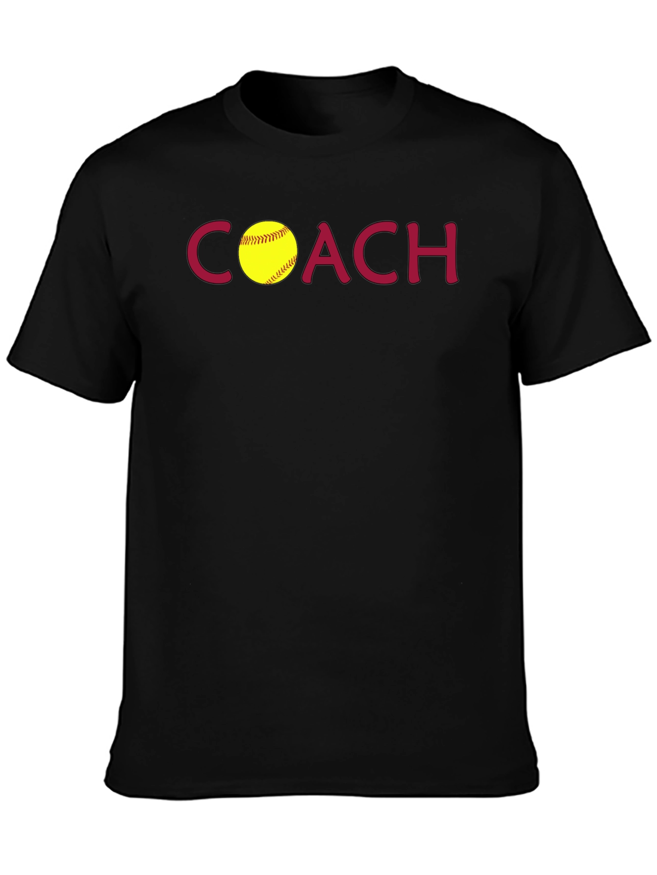 Softball Coach T-Shirt - Sporty Design