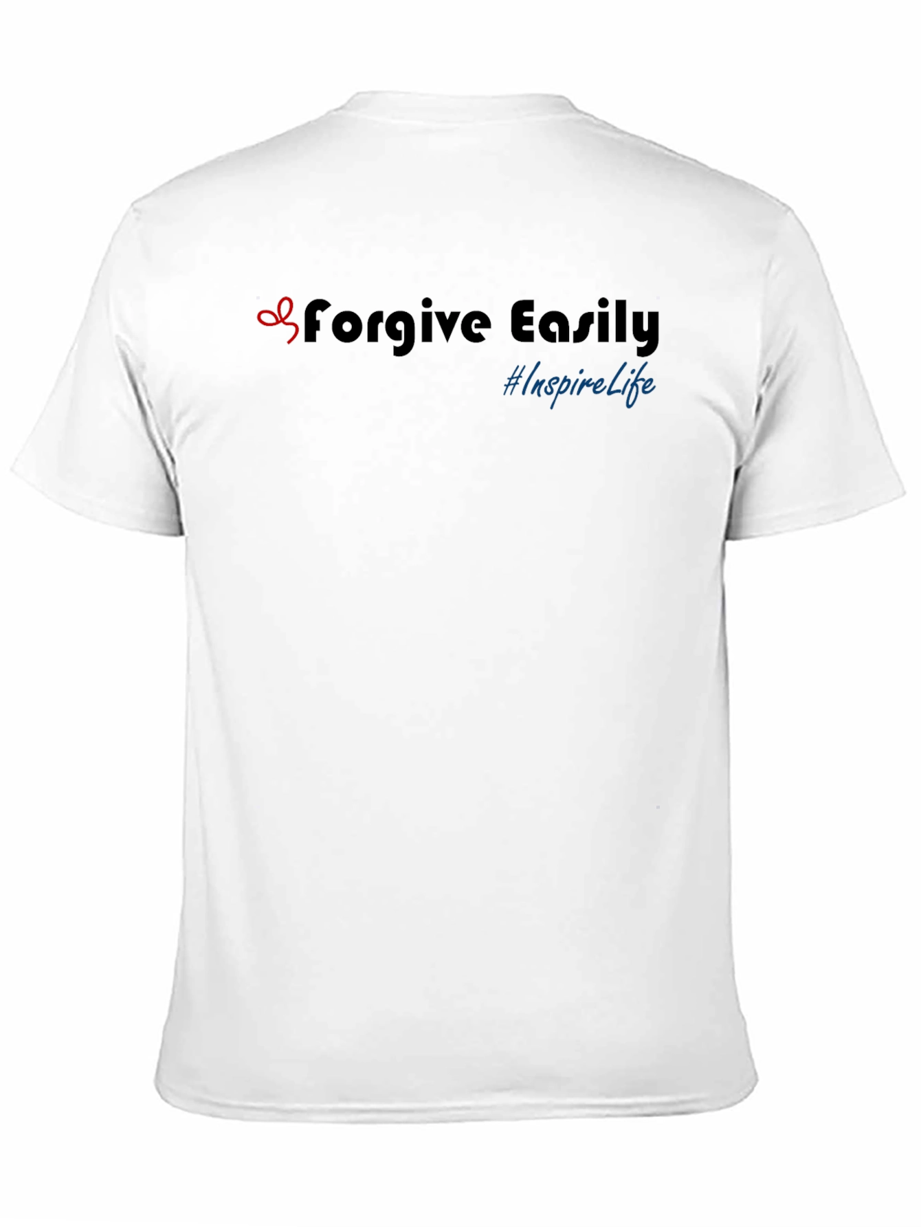 Forgive Easily Inspire Life Black Tee