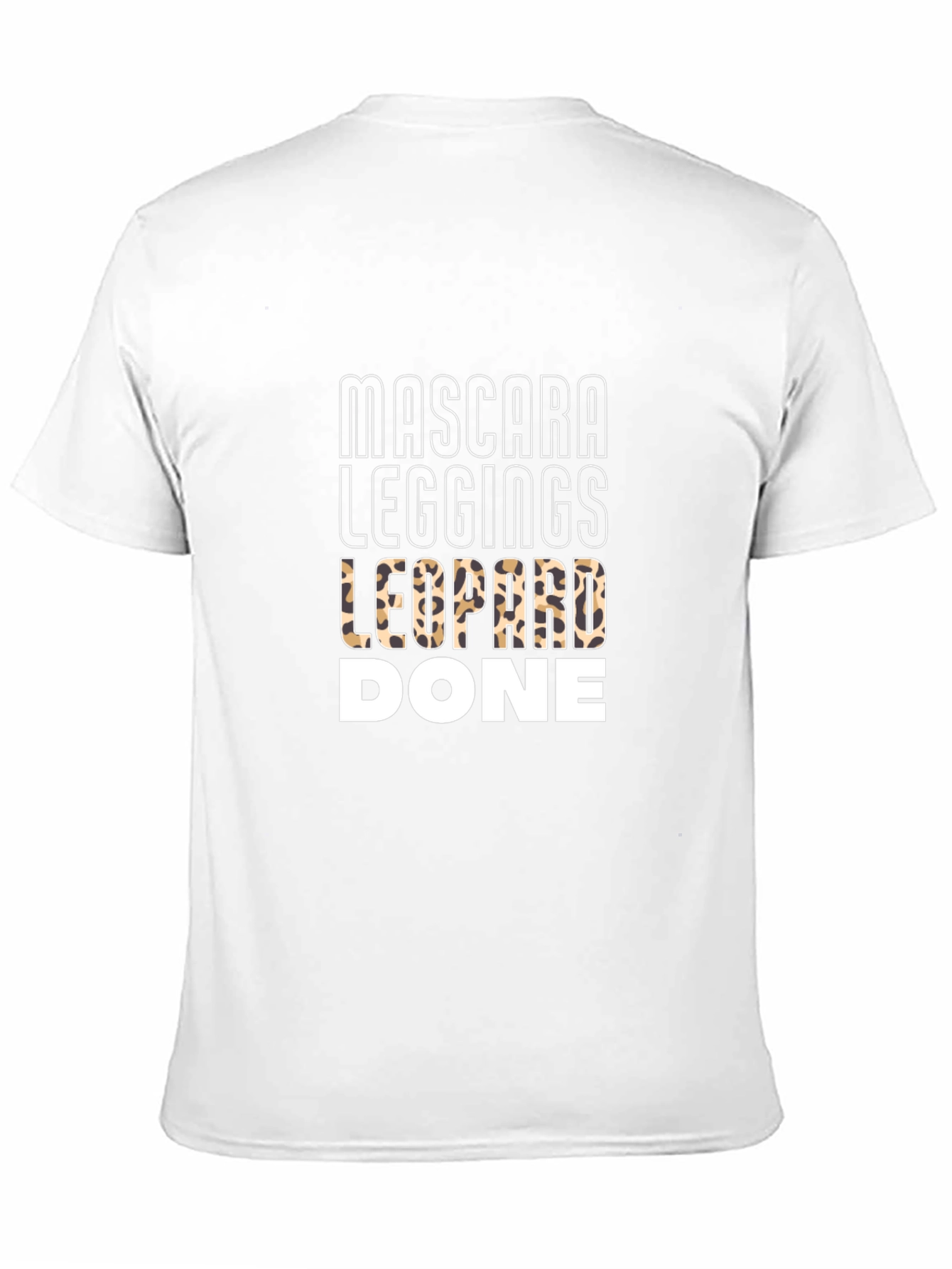 Mascara Leggings Leopard Done T-Shirt