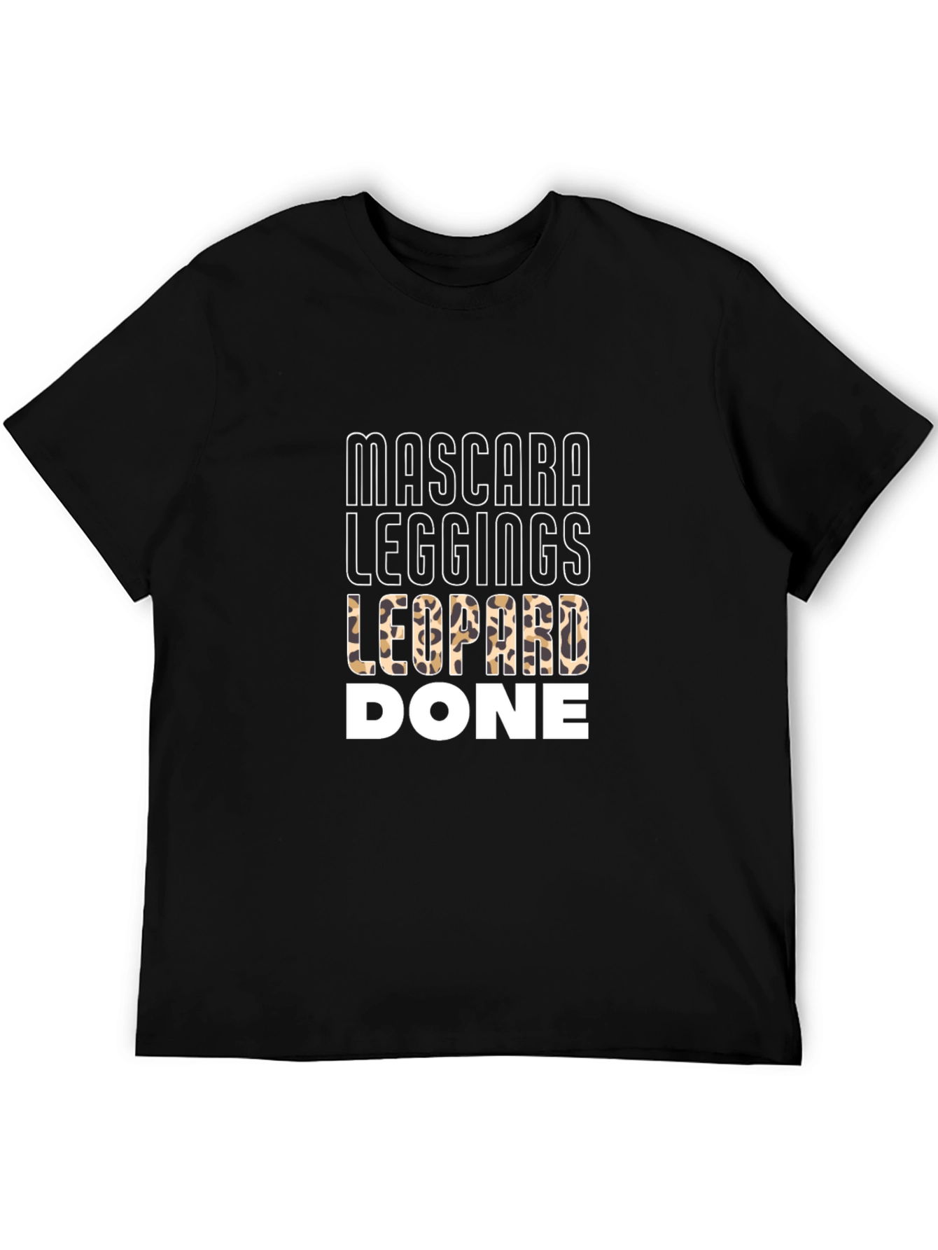 Mascara Leggings Leopard Done T-Shirt