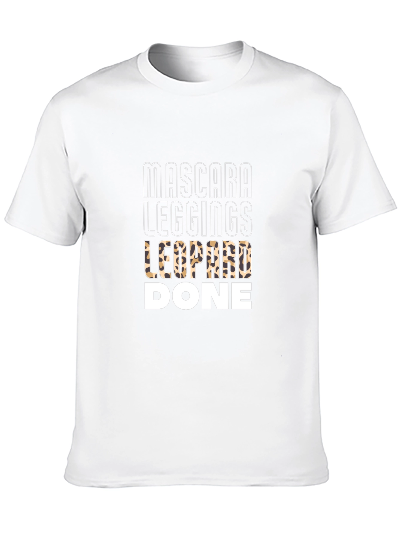 Mascara Leggings Leopard Done T-Shirt