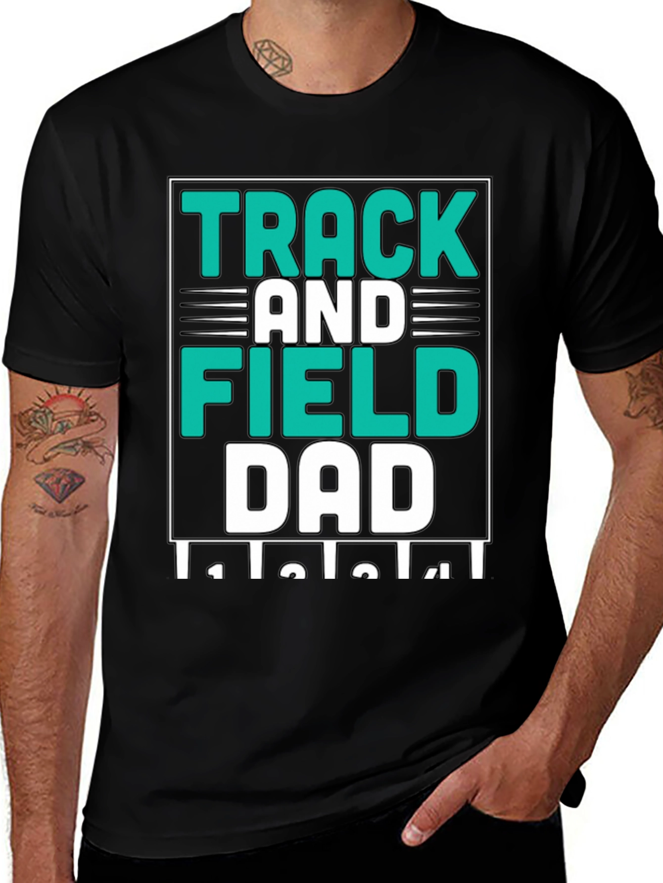 Track and Field Dad T-Shirt