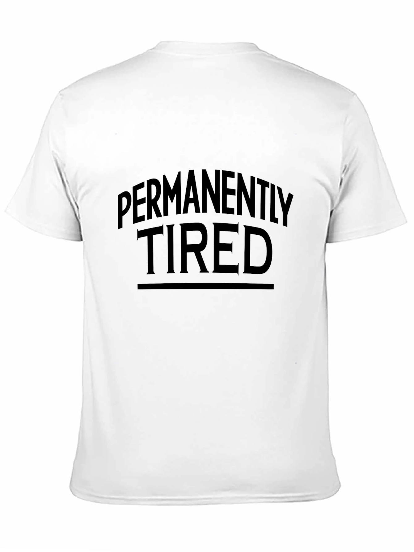 Permanently Tired Graphic Tee - Black