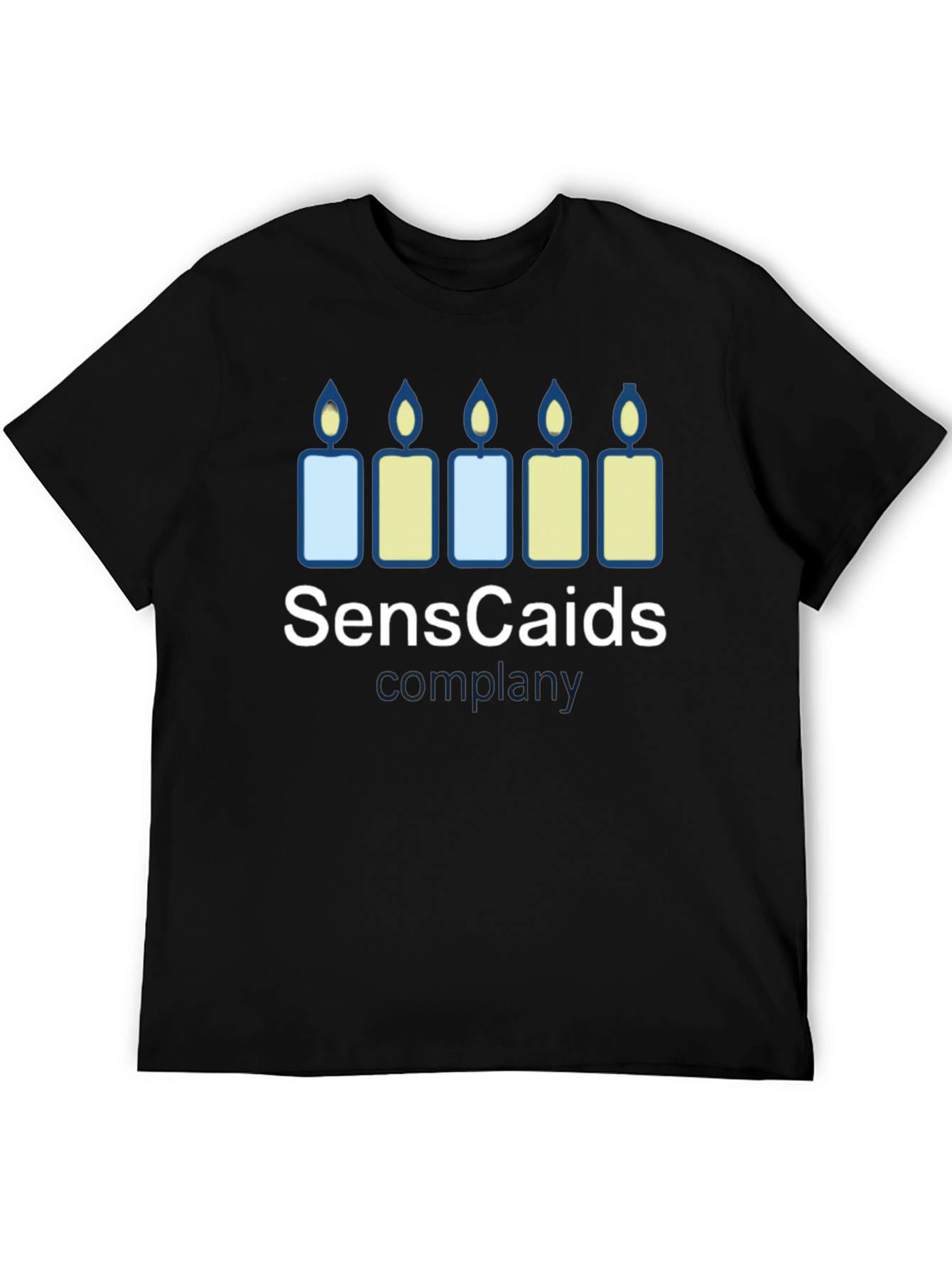 Senscaids Candle T-Shirt - Soft Cotton Blend