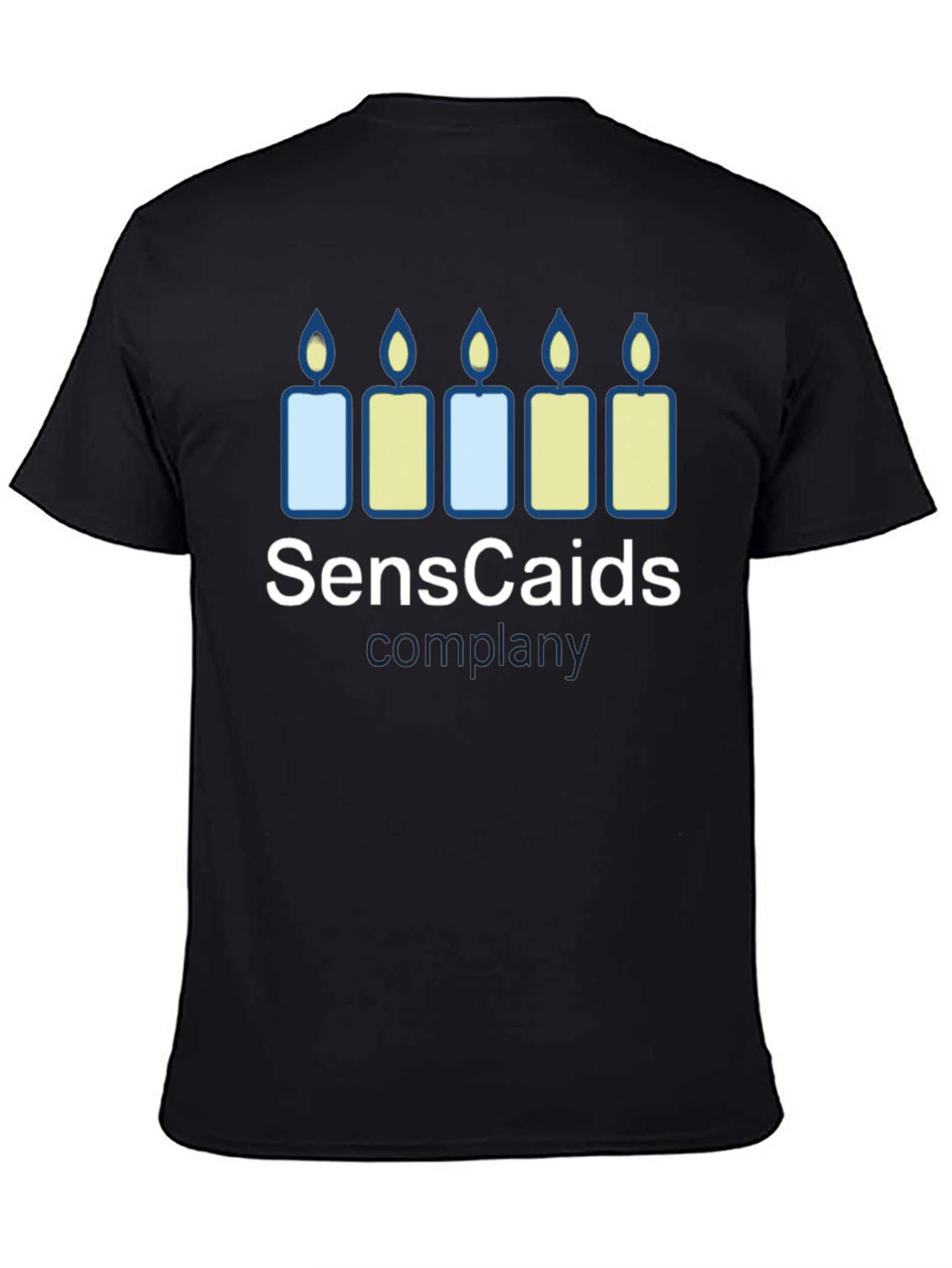 Senscaids Candle T-Shirt - Soft Cotton Blend