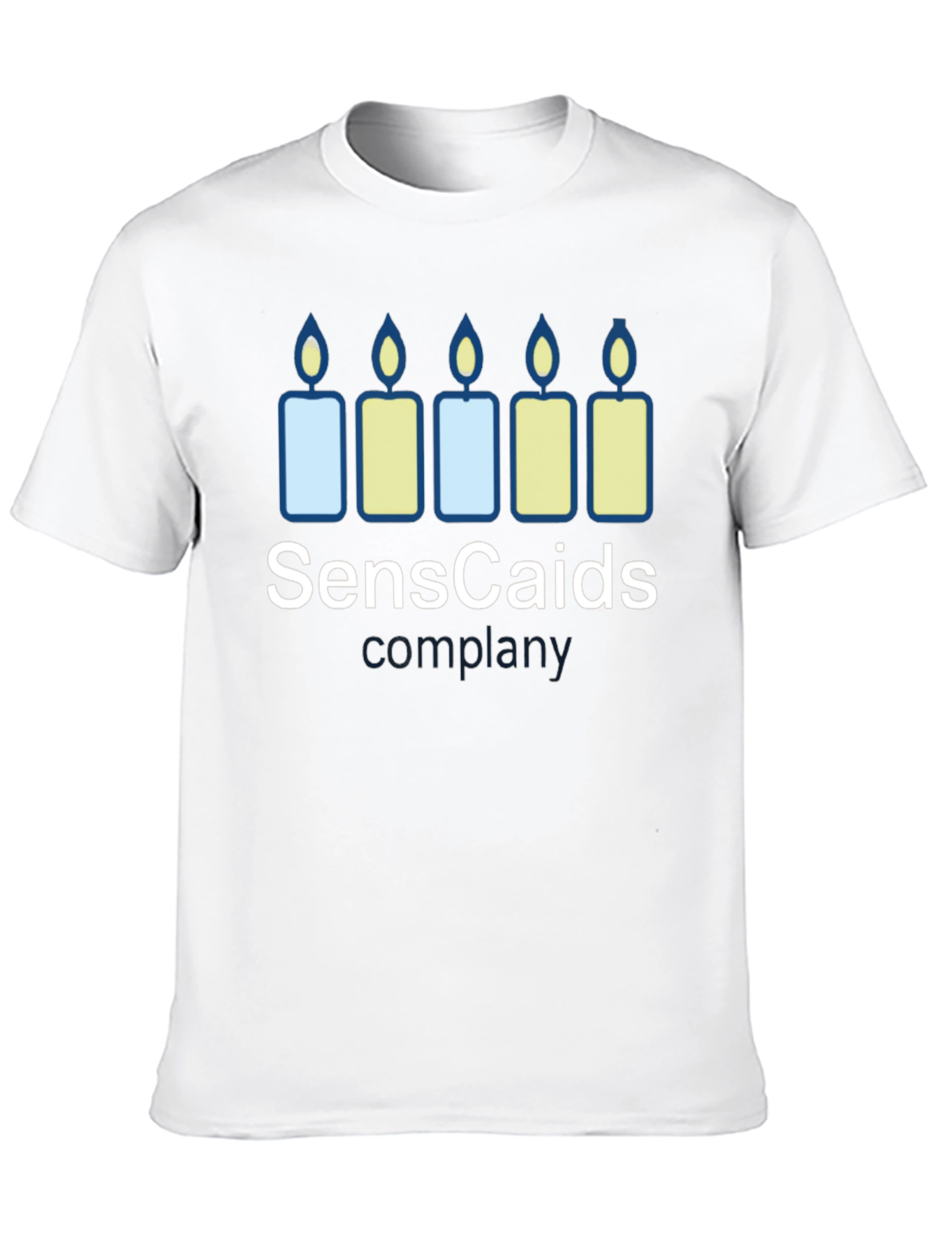 Senscaids Candle T-Shirt - Soft Cotton Blend