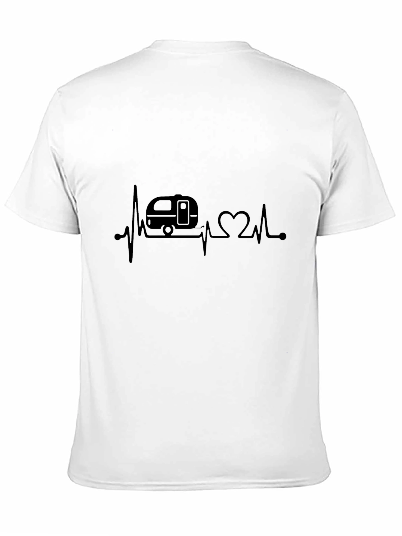 Camper Heartbeat T-Shirt - Camping Lover Tee