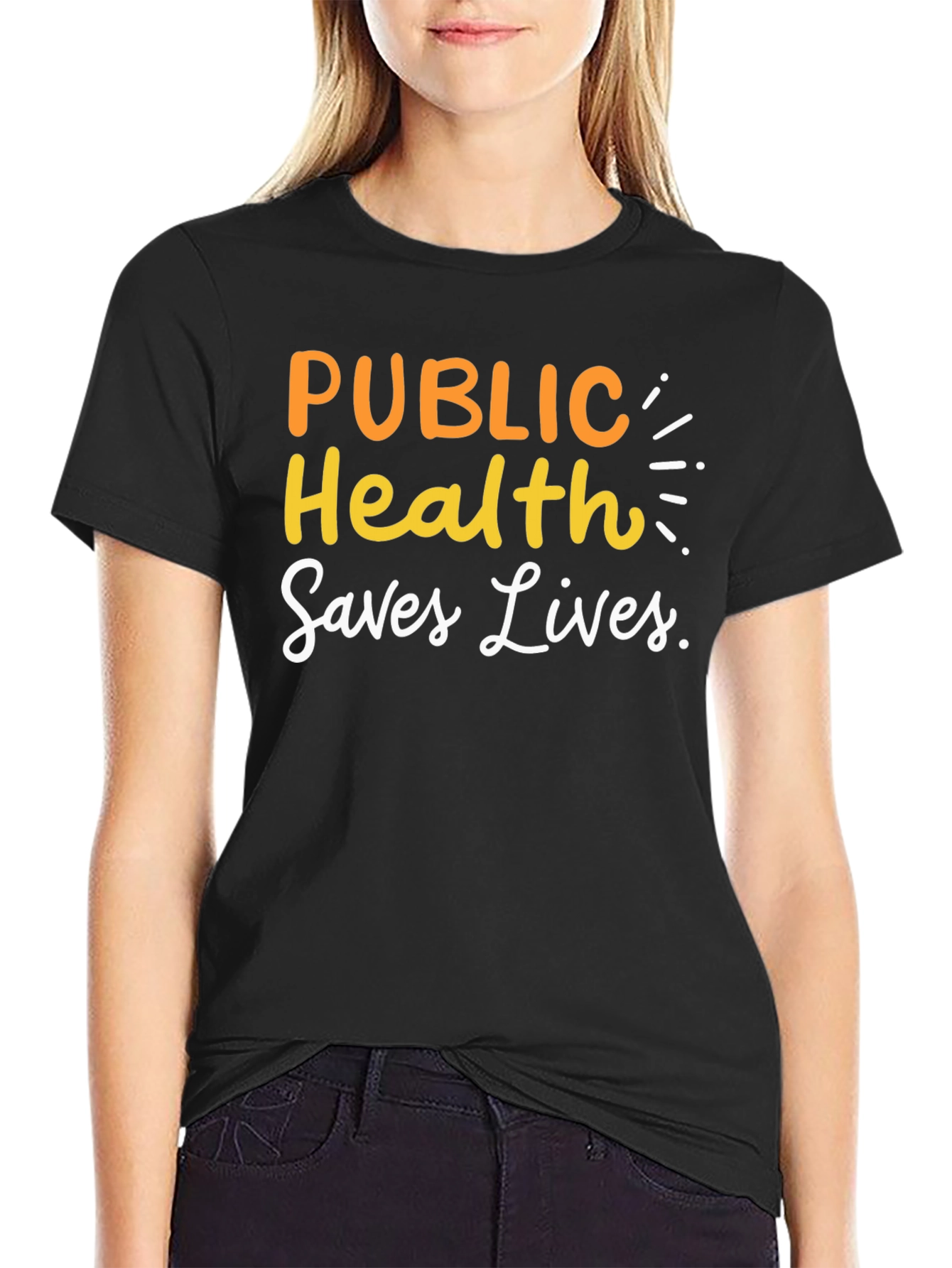 Public Health Saves Lives Graphic Tee
