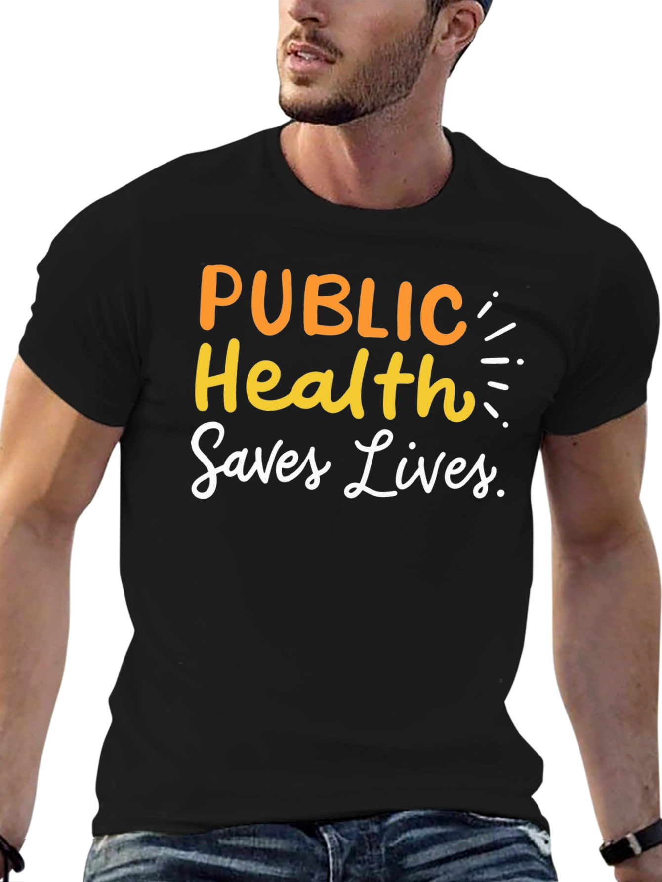 Public Health Saves Lives Graphic Tee