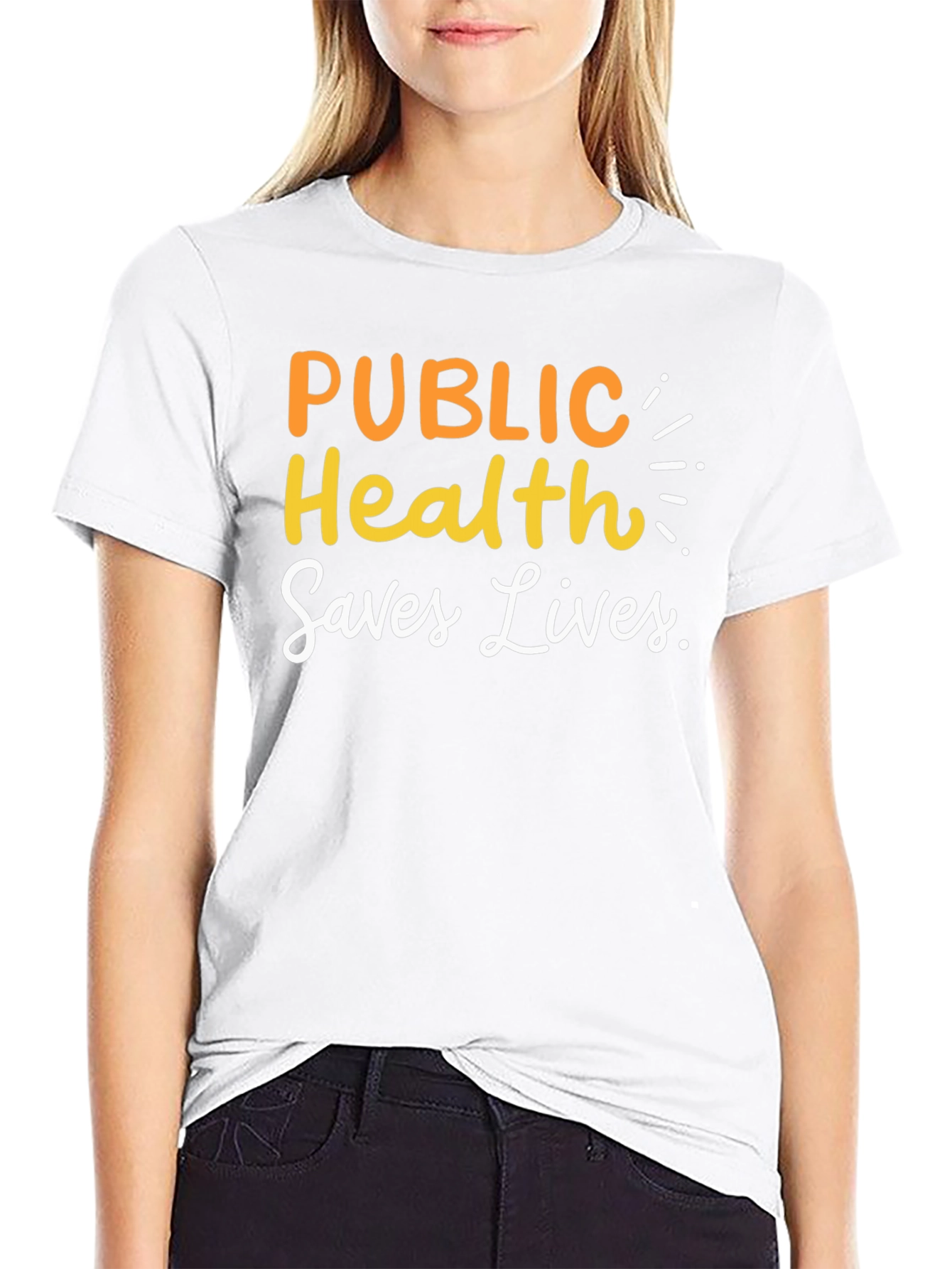 Public Health Saves Lives Graphic Tee