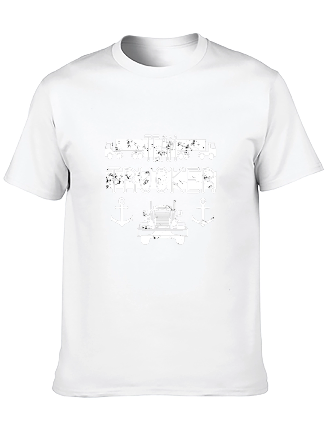 Team Trucker Black Graphic T-Shirt
