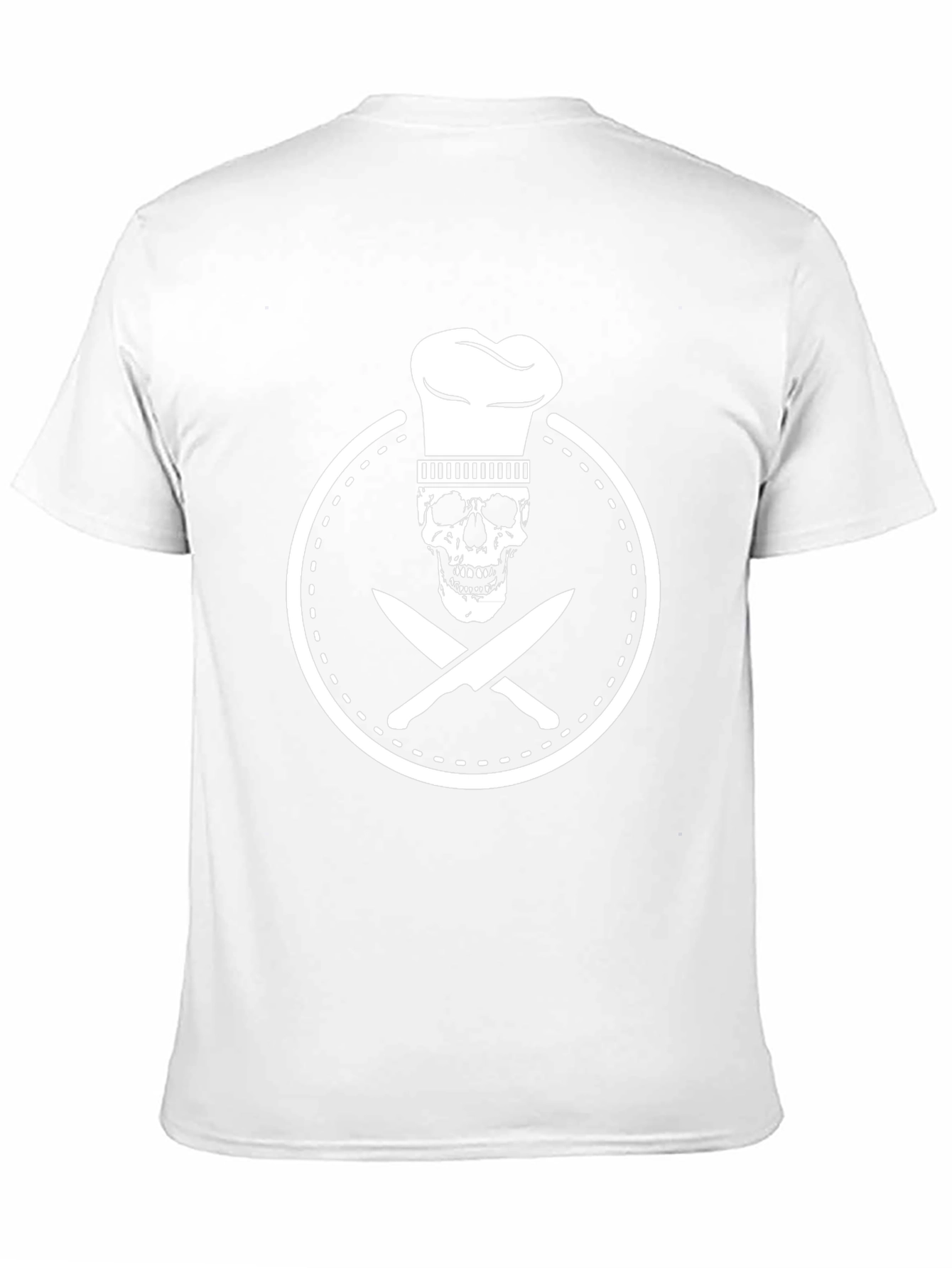 Chef Skull & Knives Graphic T-Shirt