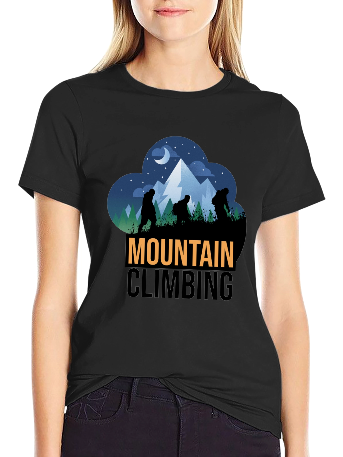 Mountain Climbing Graphic T-Shirt