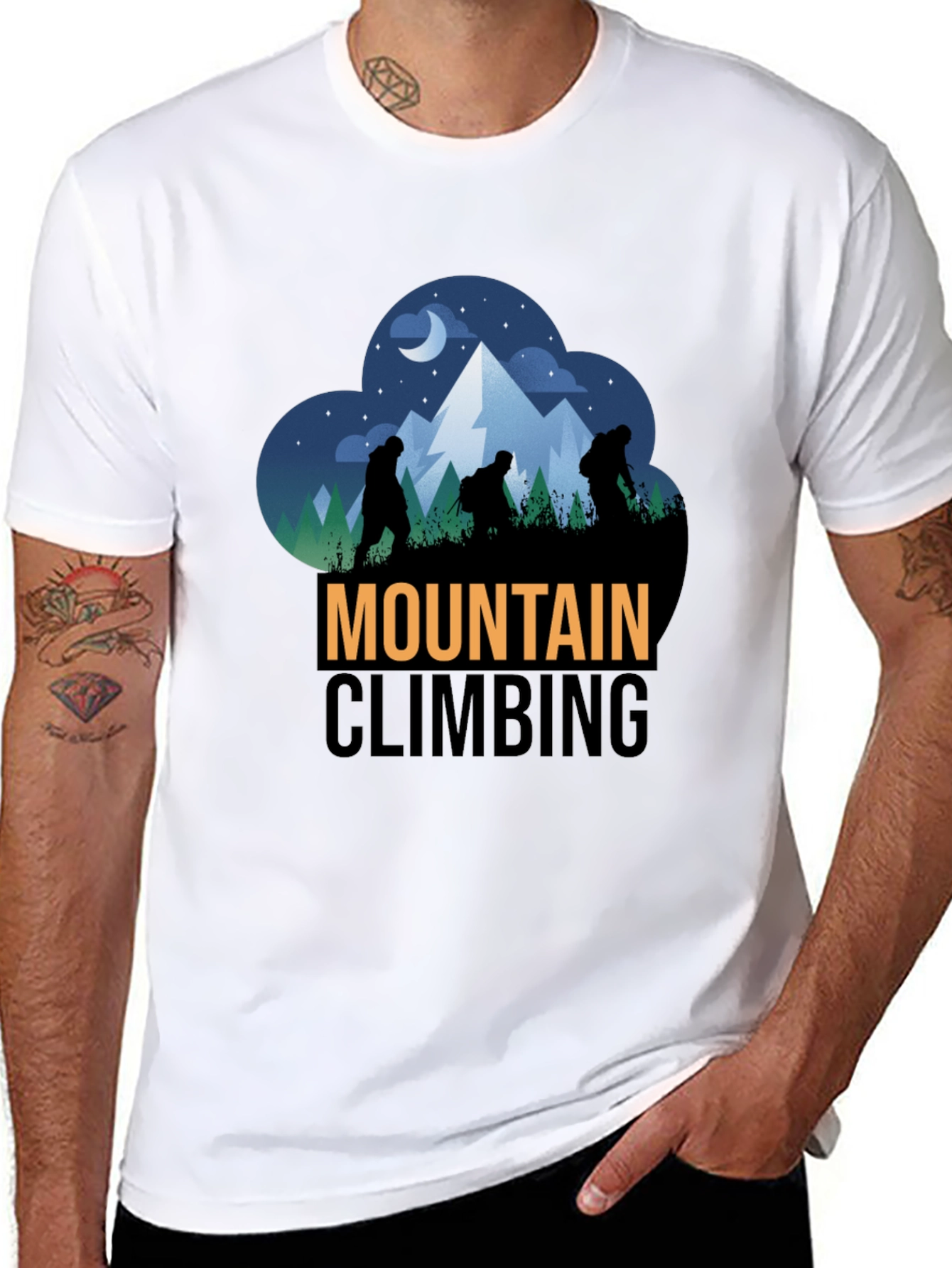 Mountain Climbing Graphic T-Shirt