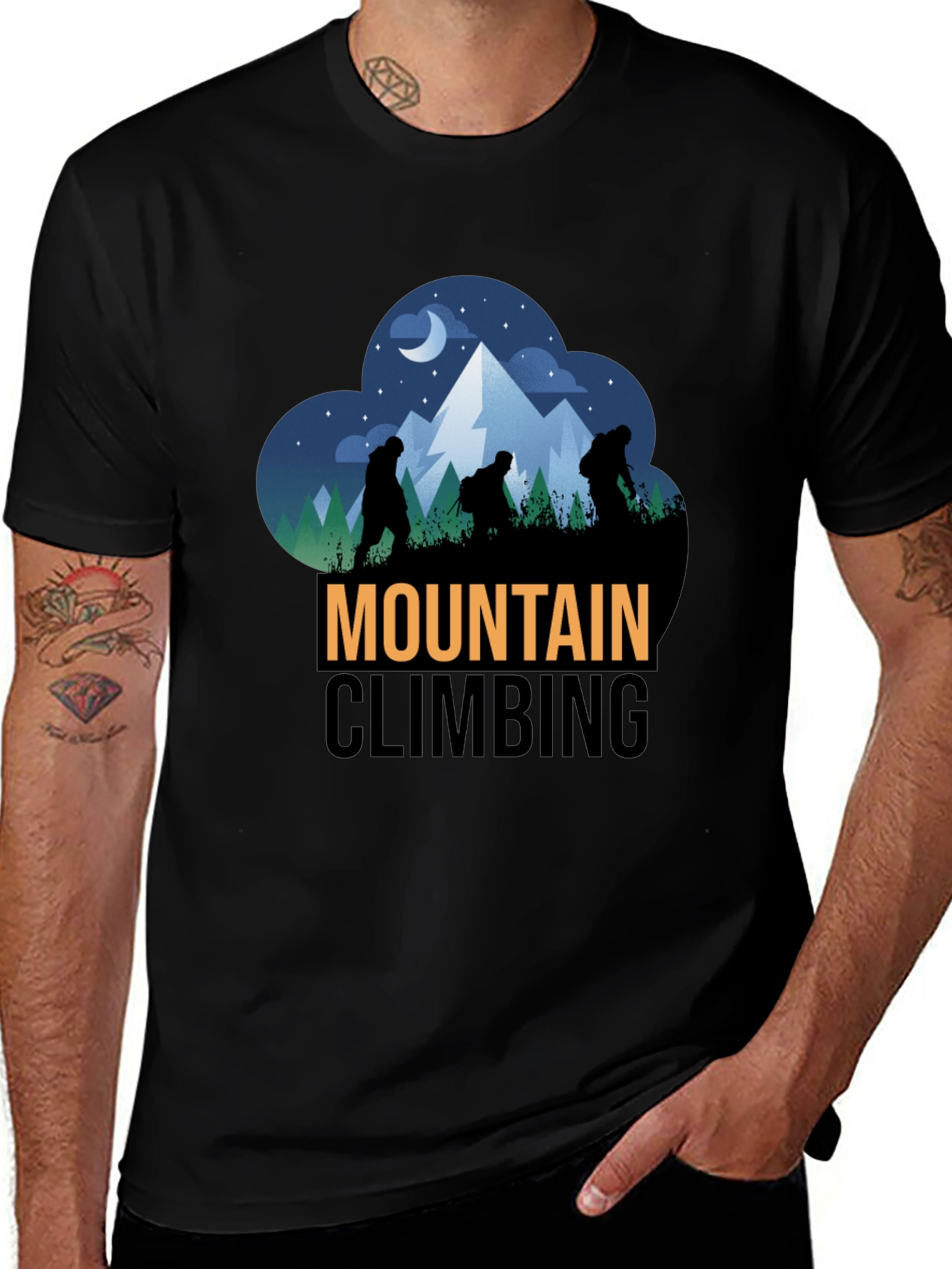 Mountain Climbing Graphic T-Shirt