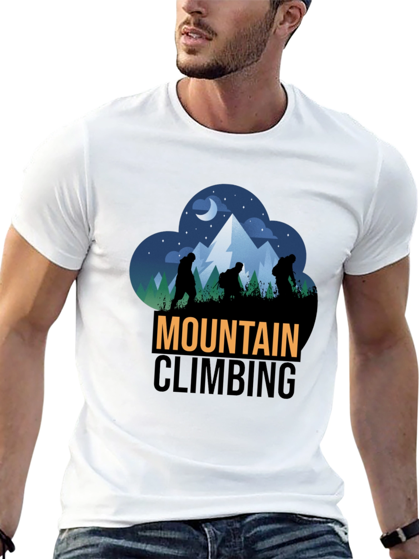 Mountain Climbing Graphic T-Shirt