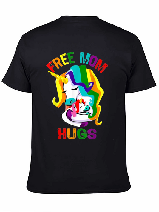 Free Mom Hugs Unicorn Pride T-Shirt