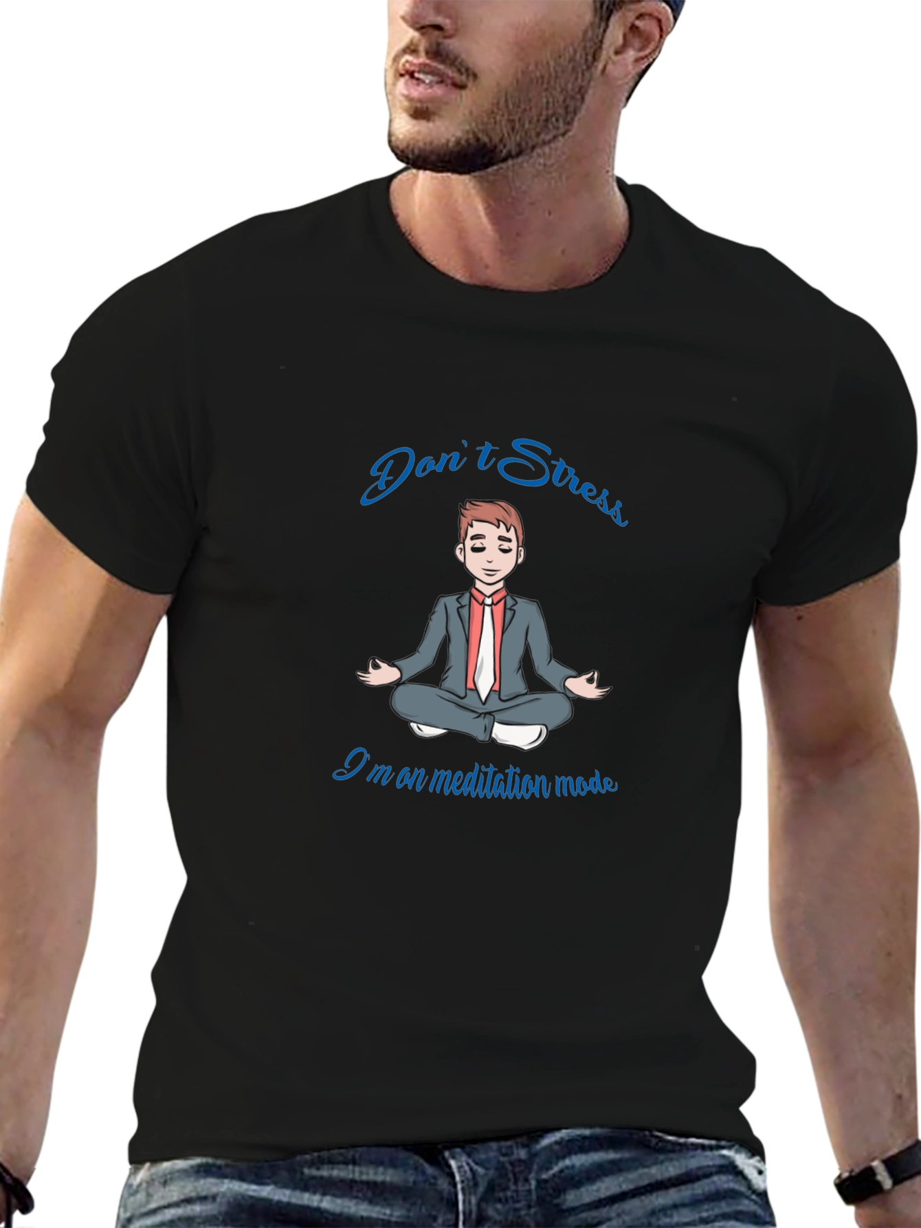 Mens Meditation Mode T-Shirt