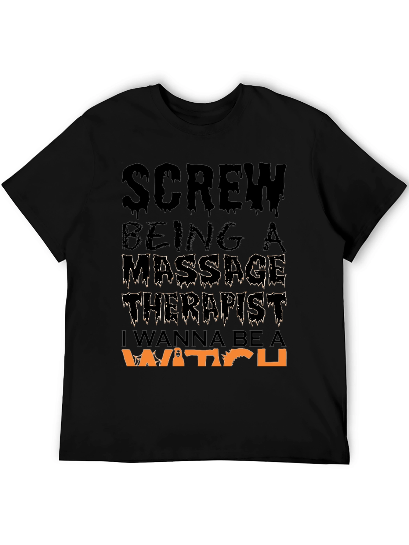 Massage Therapist Witch Halloween T-Shirt