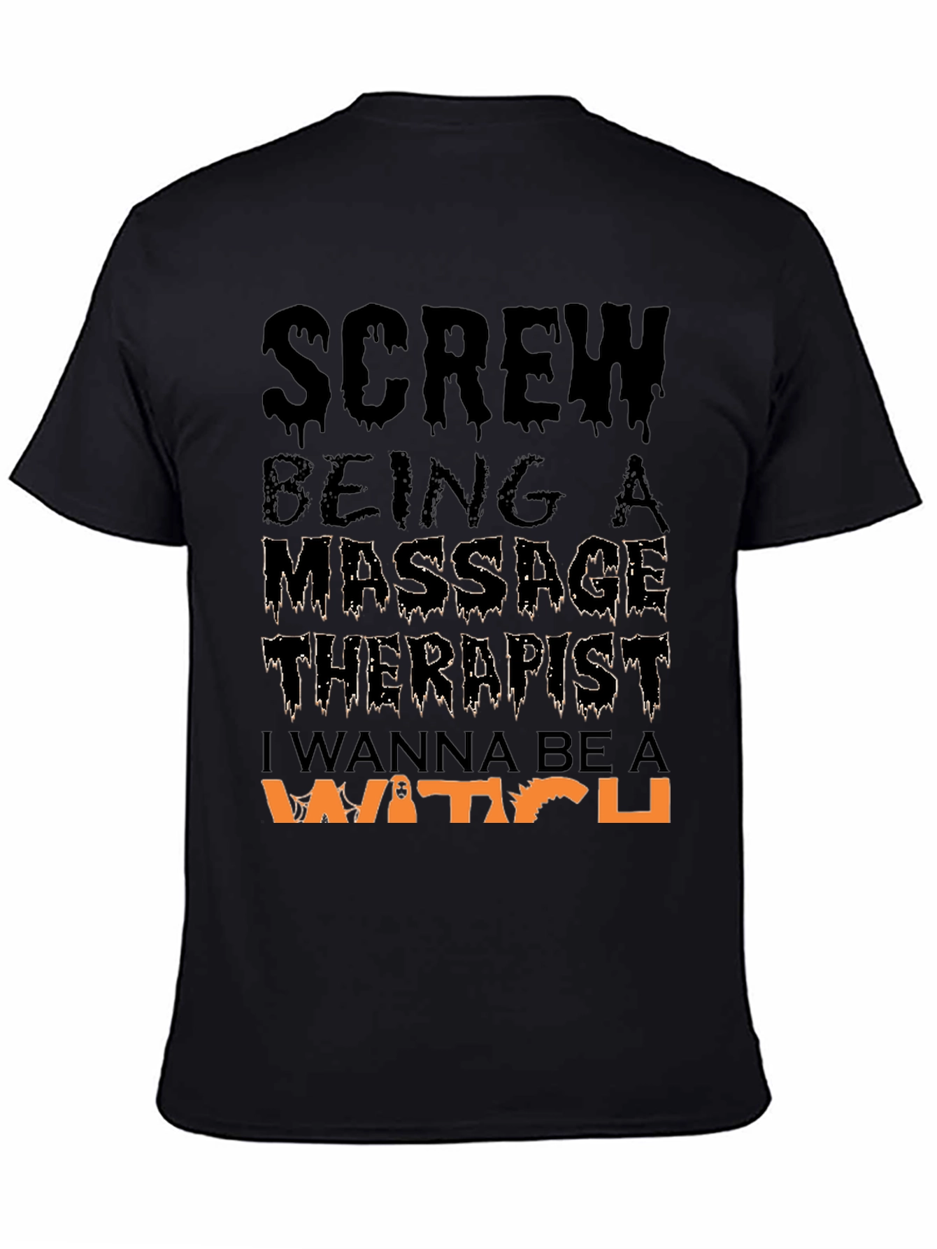 Massage Therapist Witch Halloween T-Shirt