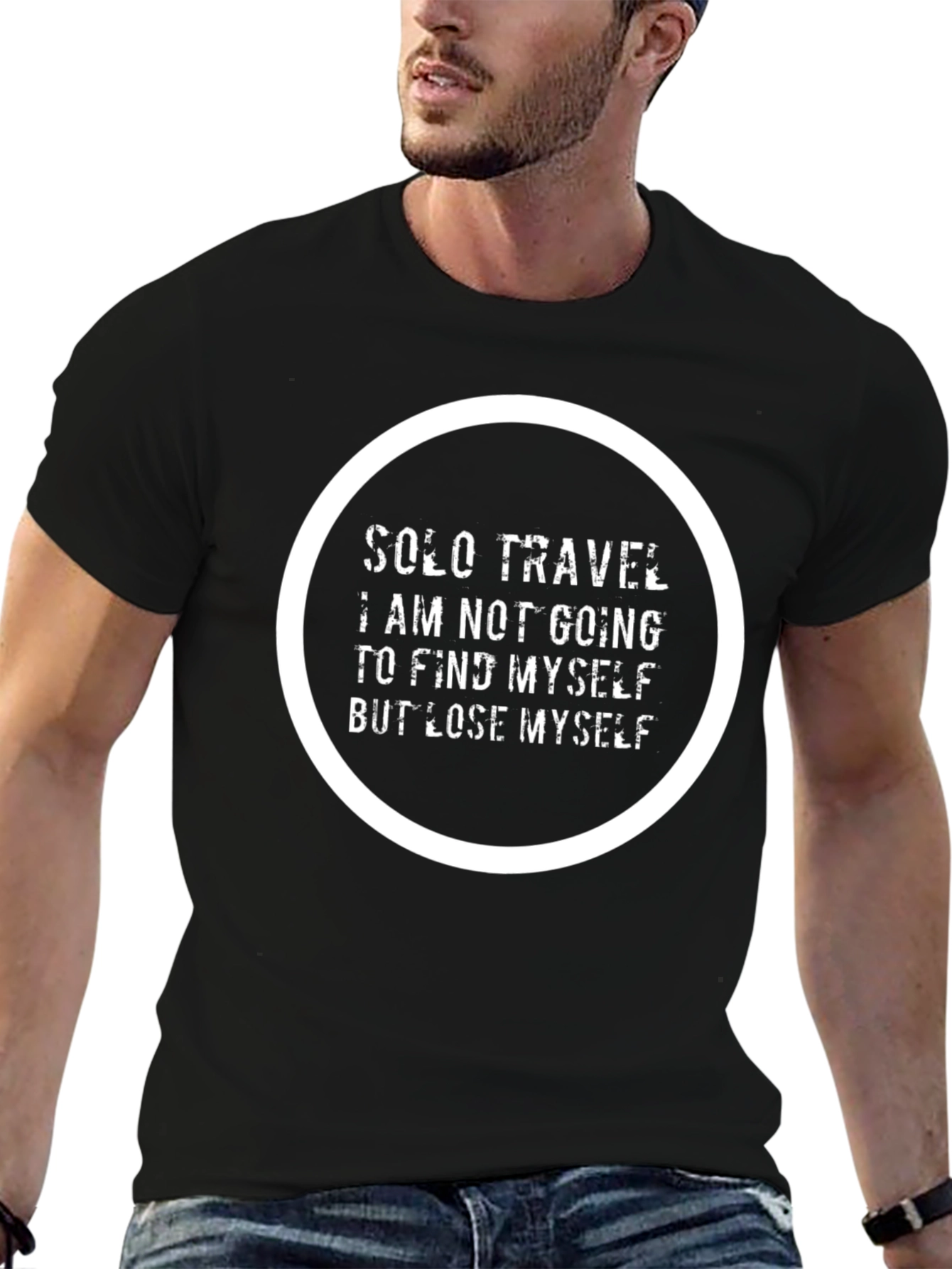 Solo Travel Lose Myself T-Shirt - Unique Design