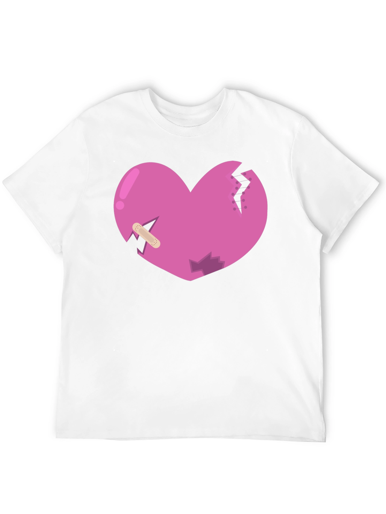 Broken Heart Graphic Tee - Black