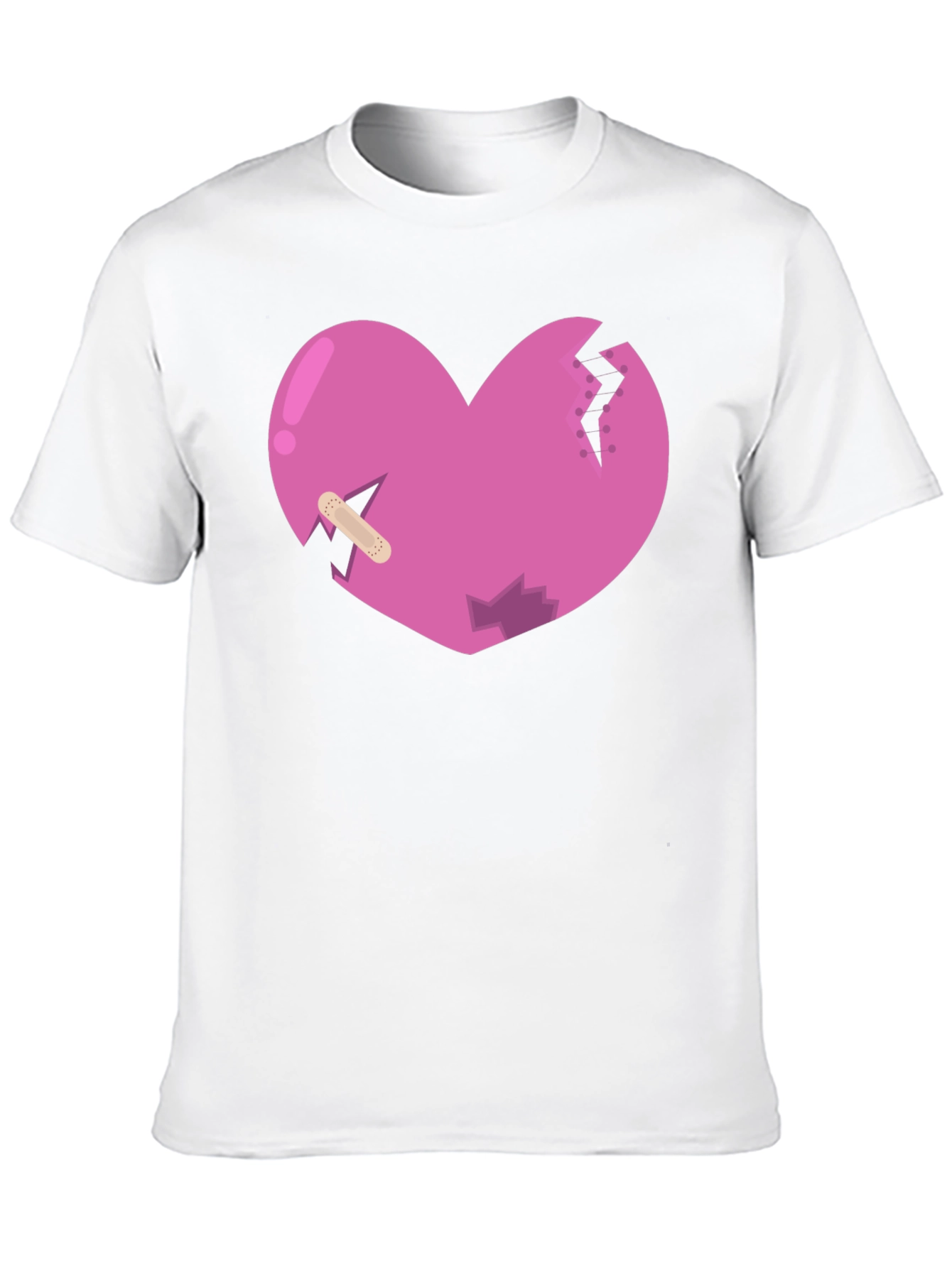 Broken Heart Graphic Tee - Black