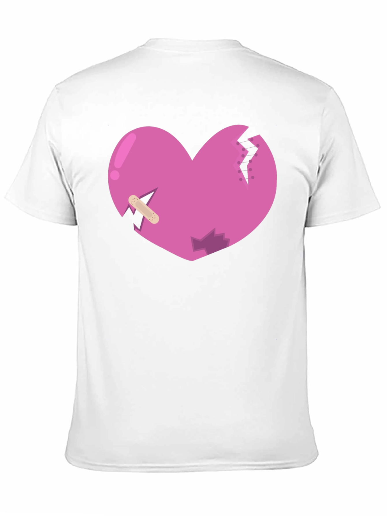 Broken Heart Graphic Tee - Black