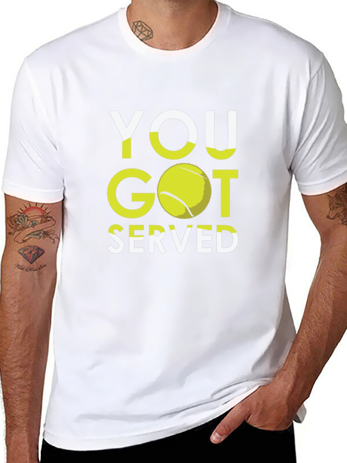 You Got Served Tennis Graphic T-Shirt