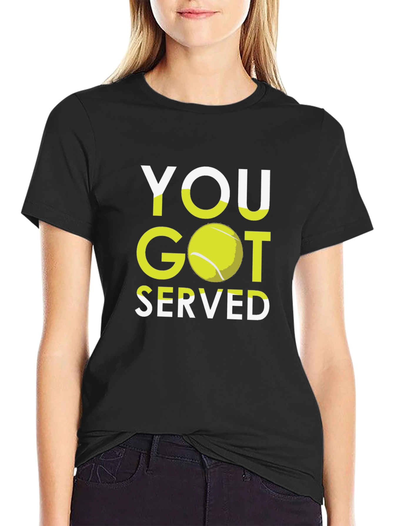 You Got Served Tennis Graphic T-Shirt