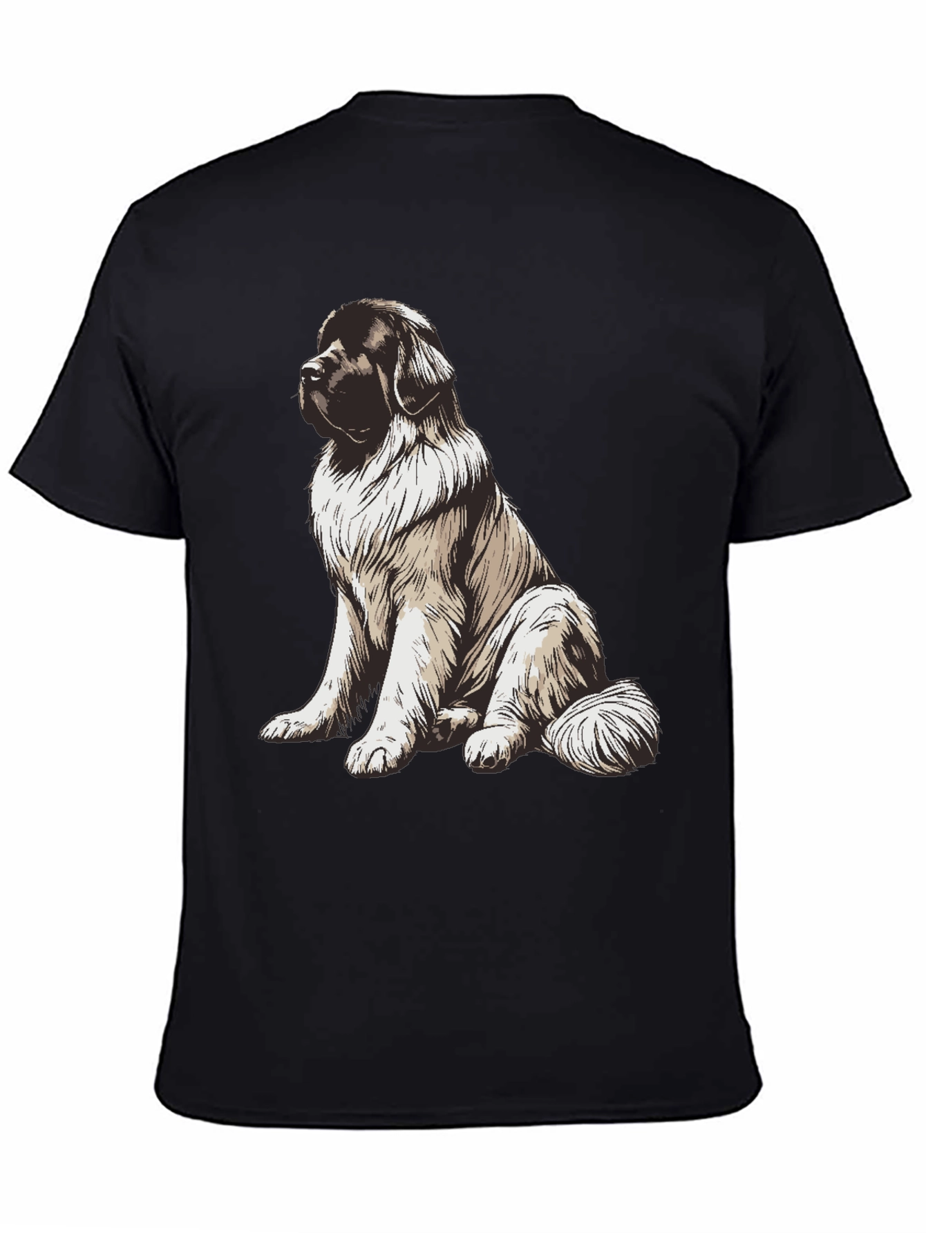 Dog Lovers Graphic Tee: Gentle Giant Design